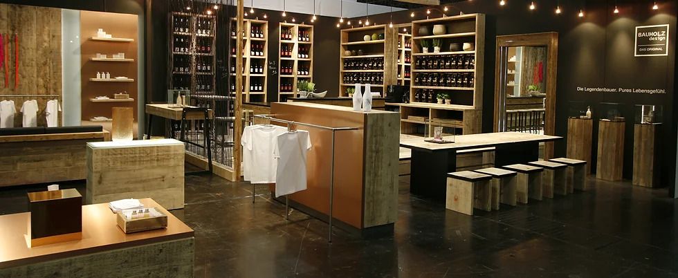 Inneneinrichtung eines Gewerbes